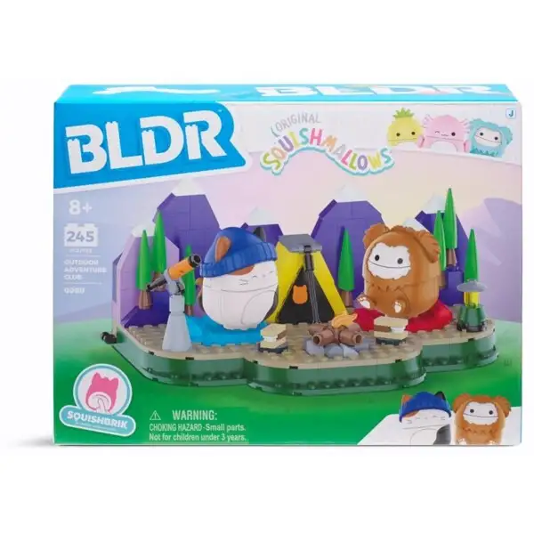 BLDR Squishmallows Campinglegesæt Cam & Benny