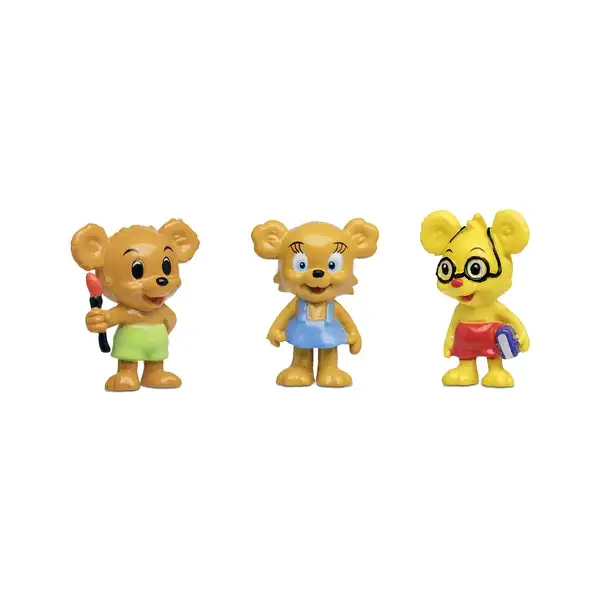 Bamse Figursæt Bamsemaja, Brum & Teddy