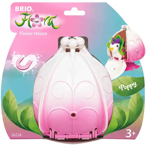 BRIO 36224 Flora Poppy Flower Hus