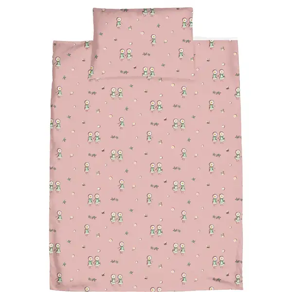 Beskow Blomsterfesten Dynebetrækssæt Rosa