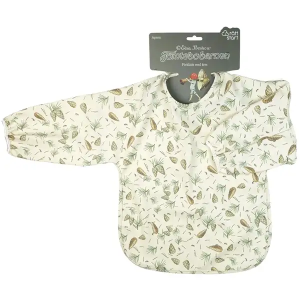 Beskow Tomtebobørnene hagesmæk med ærme