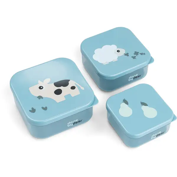 Done by Deer Snack Box Sæt 3-pk