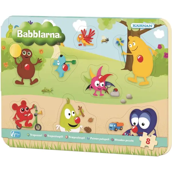 Knoppespil Babblarna 8 brikker
