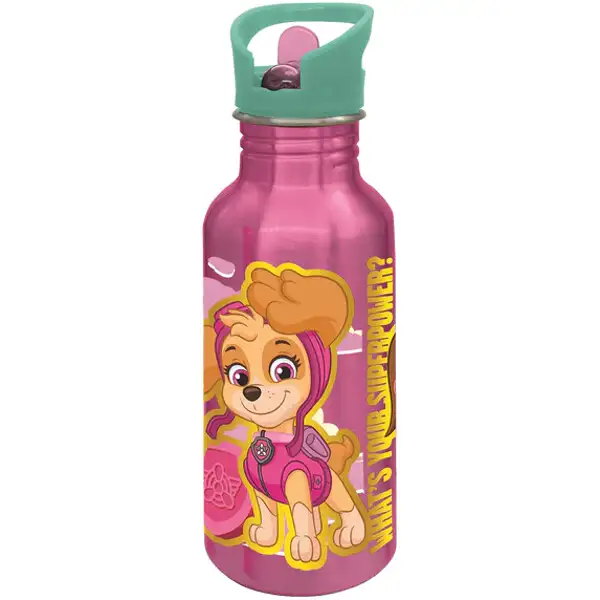 Paw Patrol Aluminium Flaske Rosa 545 ml
