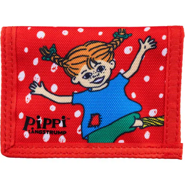 Pippi Langstrømpe Pung Stærk Rød