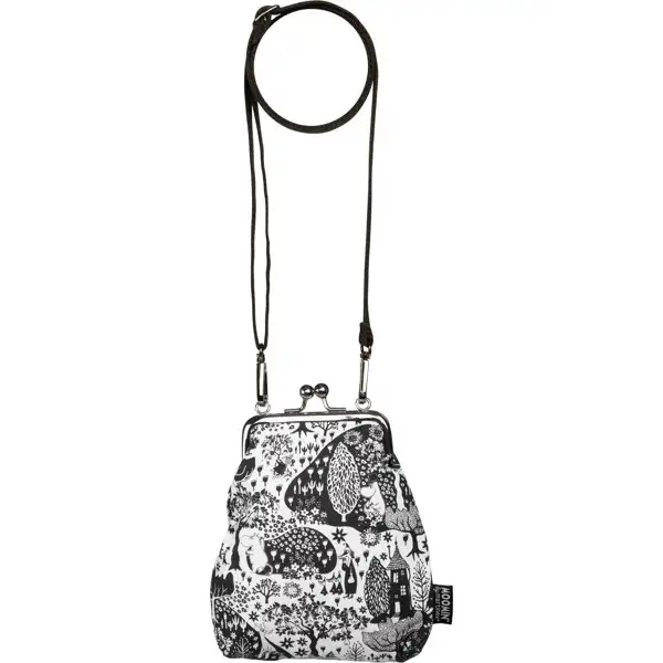 Mumi Vinssi+ Skuldertaske Park Sort/Hvid