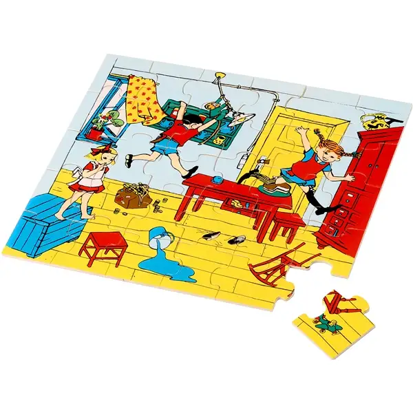 Pippi Puslespil Træpuslespil 30 brikker