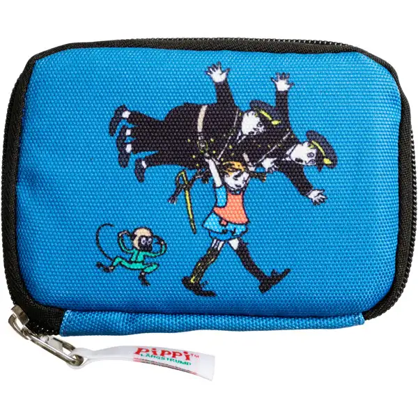 Pippi Langstrømpe Pung Stærkest Blå