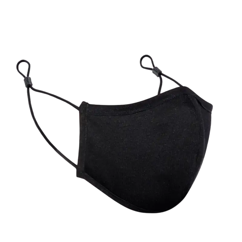 Stofmundbind Sort (1 stk )