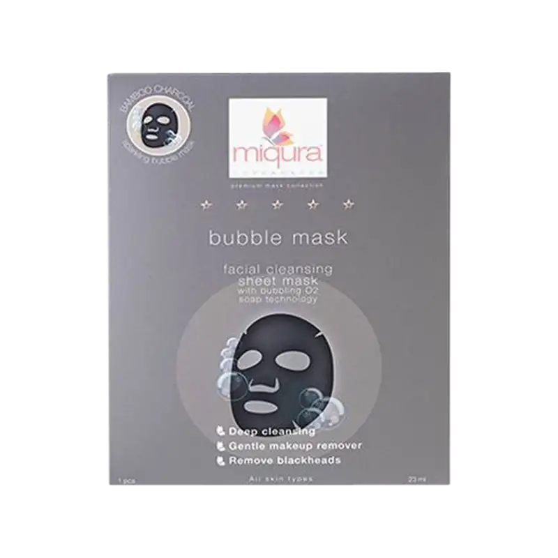 Miqura Bubble Facial Mask 1 stk.