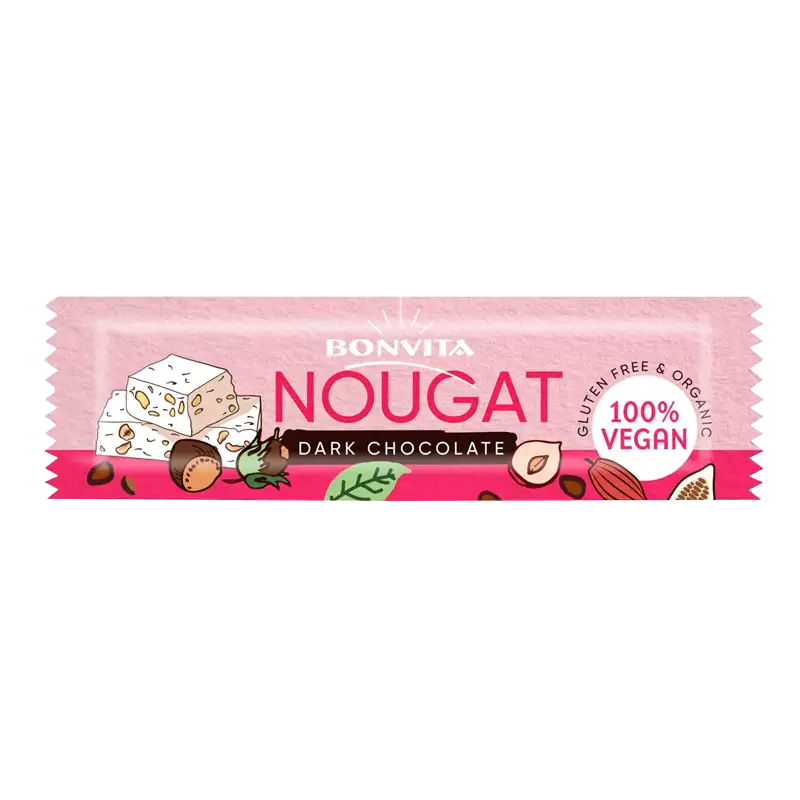 Bonbarr Chokoladebar m. Nougat Ø (40 gr)