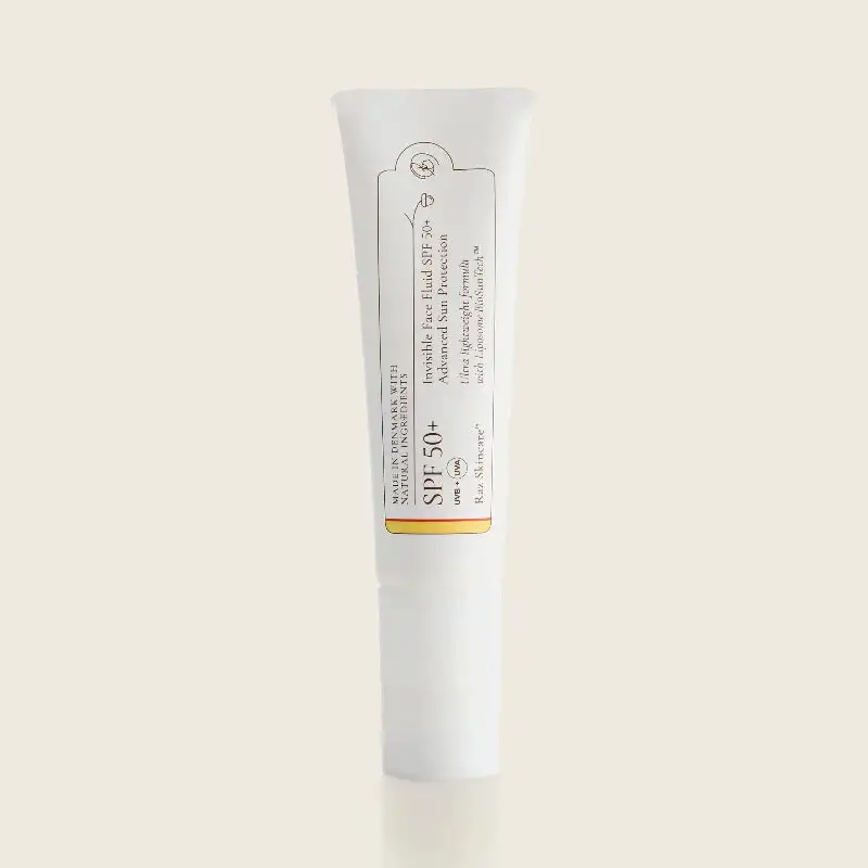 Raz Skincare - SPF50 - Invisible Face Fluid Solcreme - 50ml