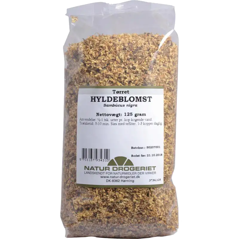Hyldeblomst 125 gr.