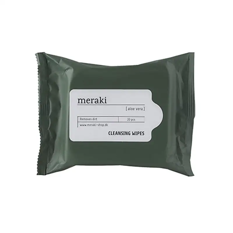 Meraki Renseservietter m. Aloe Vera (20 stk)