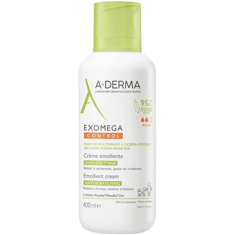 A-DERMA Exomega Control Emollient Cream 400 ml