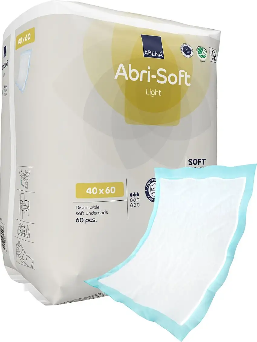 Abena Abri-Soft Light underlag - 60 stk.