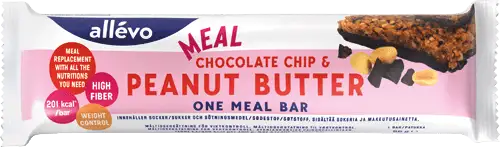Allévo One Meal Bar Chocolate Chip & Peanut Butter - 56 g