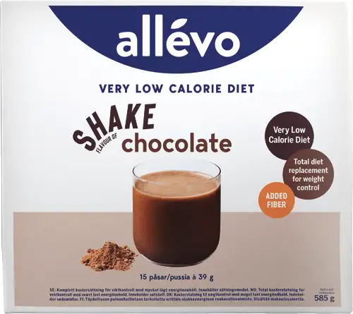 Allévo VLCD Shake Chocolate - 15x39 g