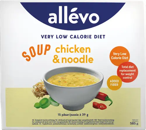 Allévo VLCD Soup Chicken & Noodle - 15x39 g