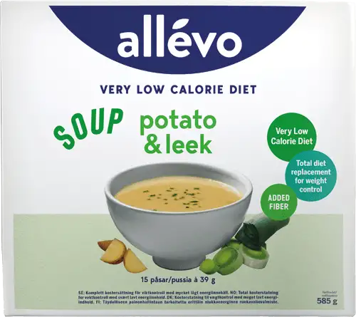 Allévo VLCD Soup Potato & Leek - 15x39 g
