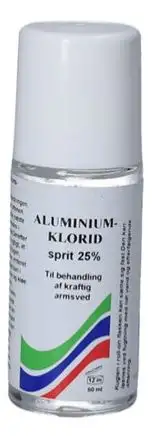 Aluminiumklorid sprit 25% roll on - 60 ml.
