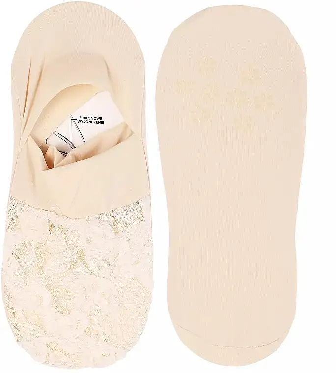 Kvinders ankelstrømper cdb250-003, beige 21701750