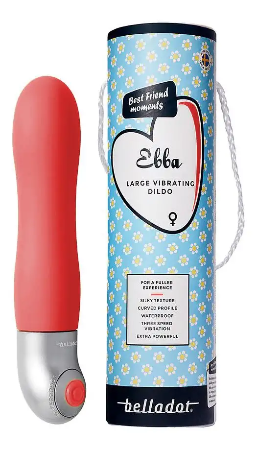 Belladot Ebba Vibrator Dildo - Rød