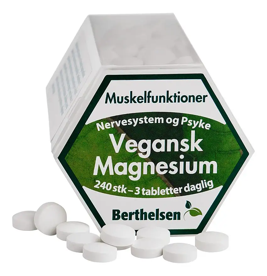 Berthelsen Vegansk Magnesium - 240 tabl.