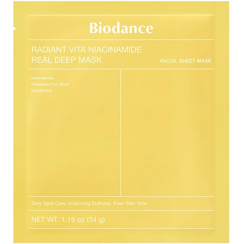 Biodance Radiant Vita Niacinamide Real Deep Mask 1 Piece