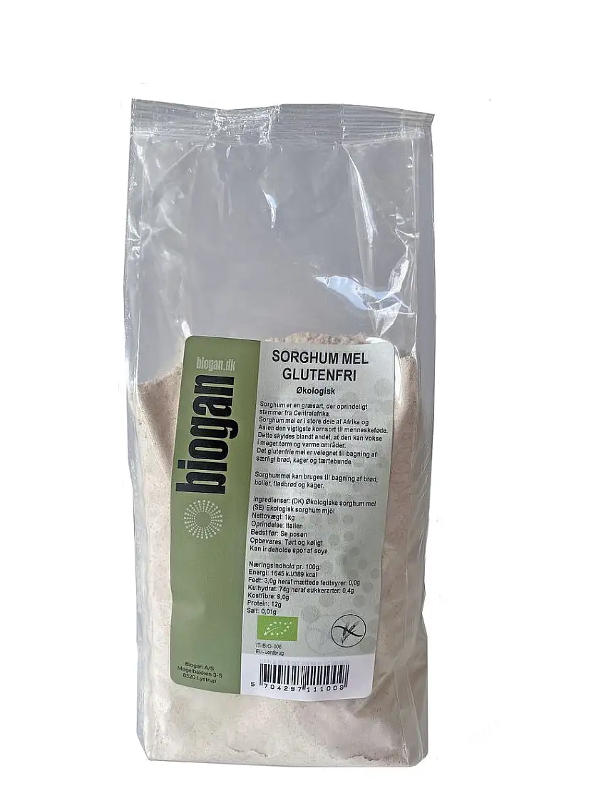 Biogan Sorghum Mel glutenfri Ø - 1 kg