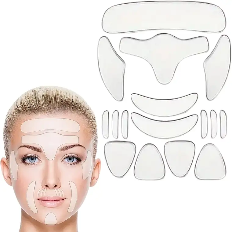 Gelplastre mod rynker til ansigtet, 16 stk 27946089