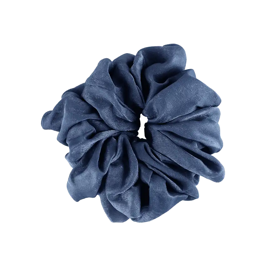 By Stær Isabella Scrunchie - Mørkeblå