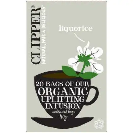 Clipper Lakridsrod Te Øko - 20 breve