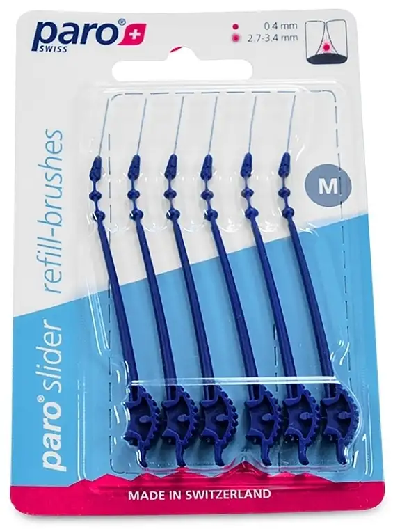 Udskiftelige mellemtandbørster, størrelse M, 6 stk. 20745357