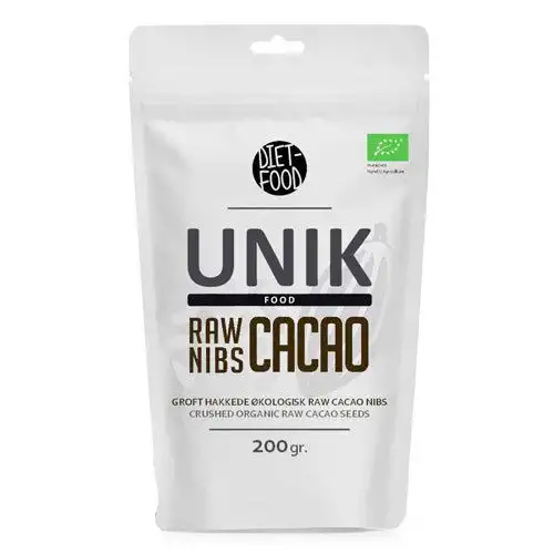 Diet food RAW Cacao nibs grofthakkede Ø - 200 g.