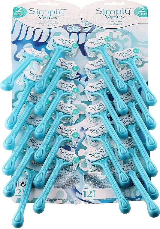 Blister med barbermaskiner til engangsbrug, 24 stk. 97447537