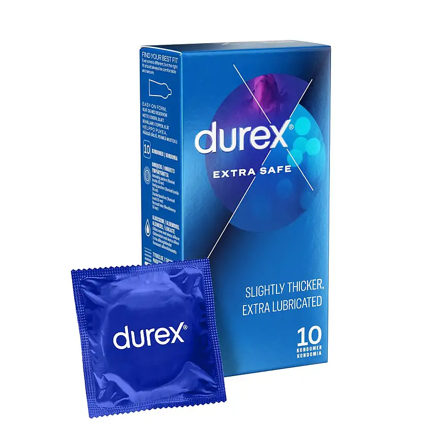 Durex Extra Safe kondomer - 10 stk.