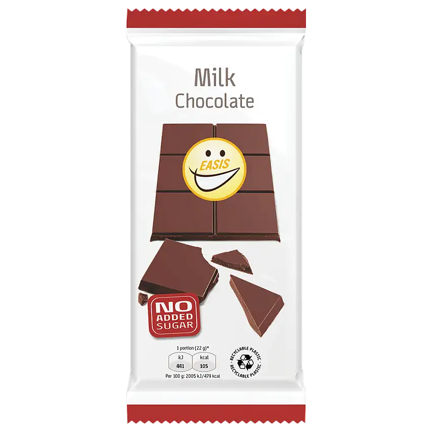 Easis Lys Belgisk Chokolade - 85 g