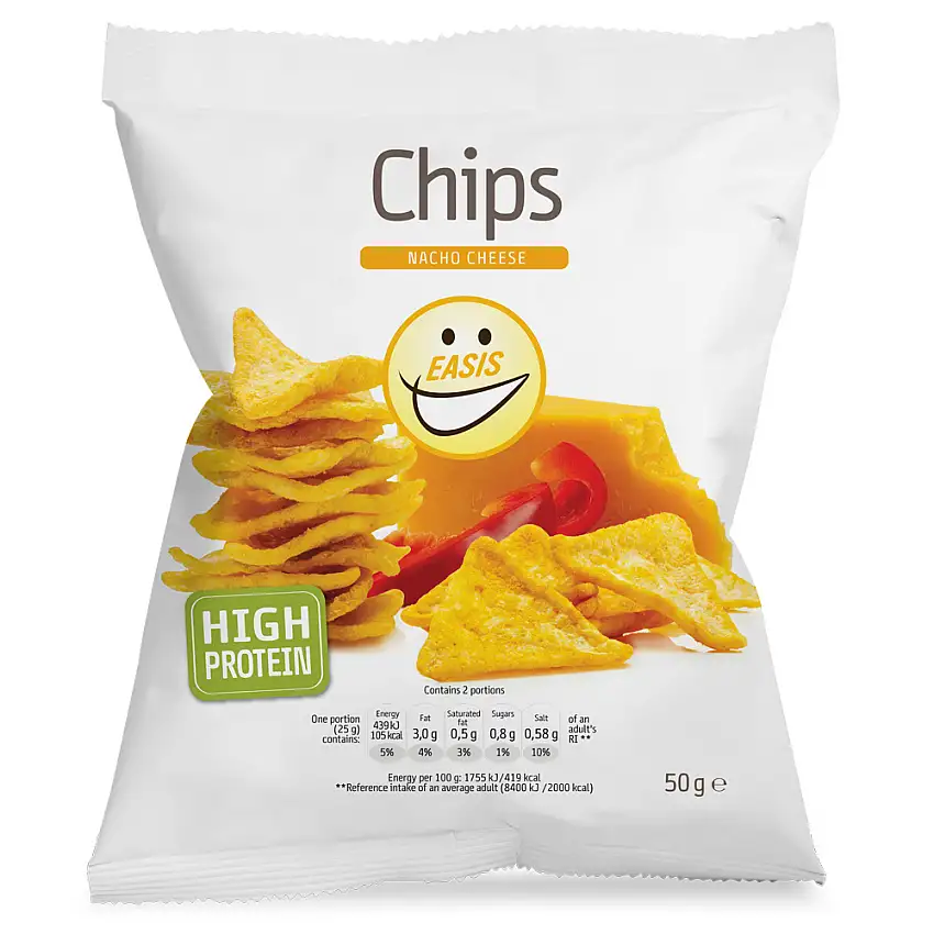 Easis Nacho Cheese Chips - 50 g.
