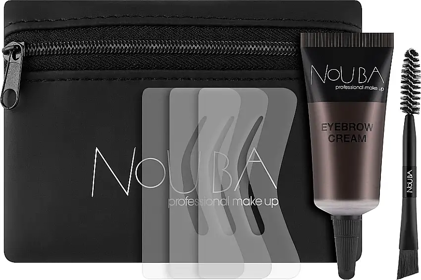 Nouba Brow Imprower Set (cr/gel/7ml + stencils + brush + bag) 68414359