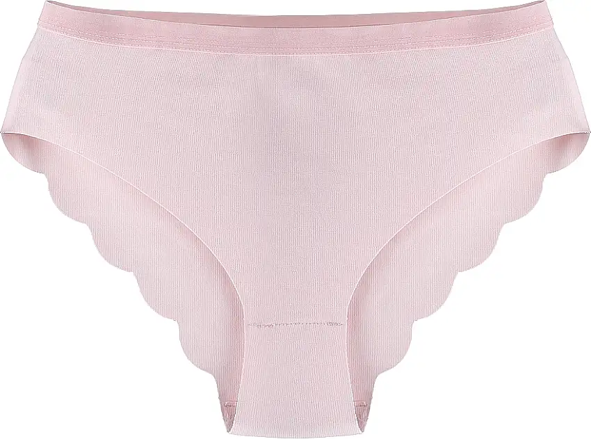 Laserskårne bomuldsbikinitrusser 'Figi', fersken 42045606