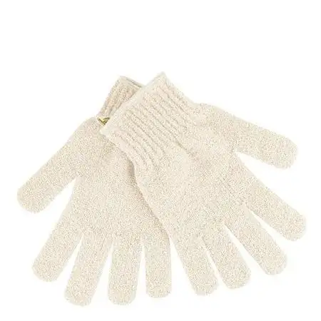 Eksfolierende skrubbe badehandsker - natural scrub glove