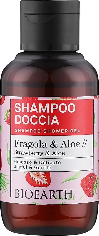 Jordbær & Aloe Shampoo & Badesæbe 87548597