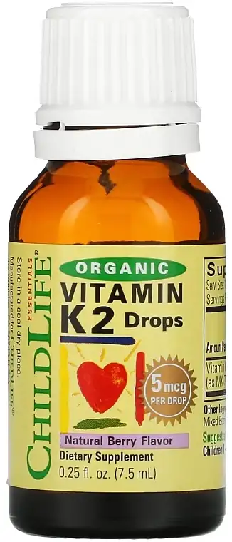Berry Flavor Børn Økologisk Vitamin K2, dråber 66096448
