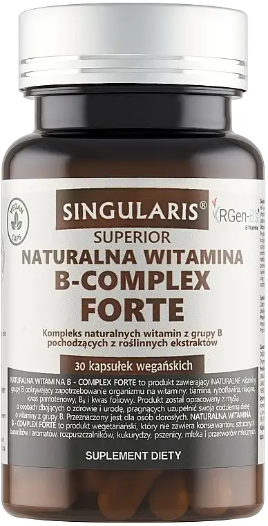 Kosttilskud "Naturligt kompleks af B-vitamin Forte", kapsler 19198079
