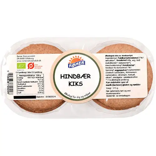 Kiks m. hindbærfyld Ø