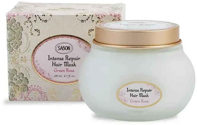 Hårmaske 'Grøn Rose' 24467940