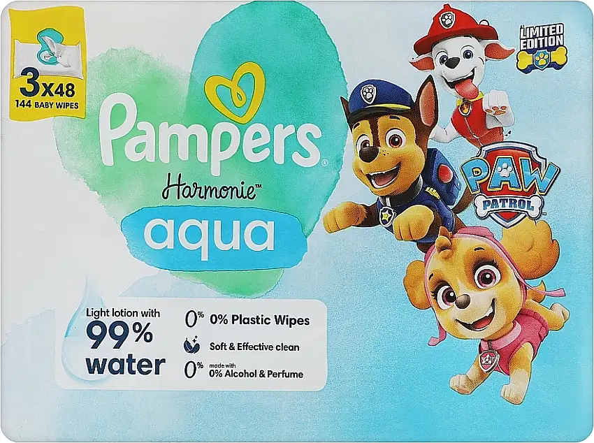 Vådservietter til børn 'Paw Patrol', 3x48 stk. 72428417
