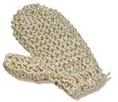 Sisal-massagehandske