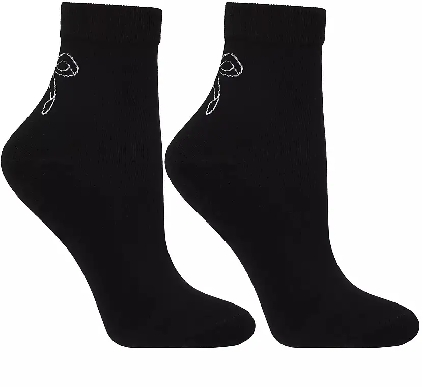 Dame bomuldssokker 3/4, CSL200-954, sorte 57305244